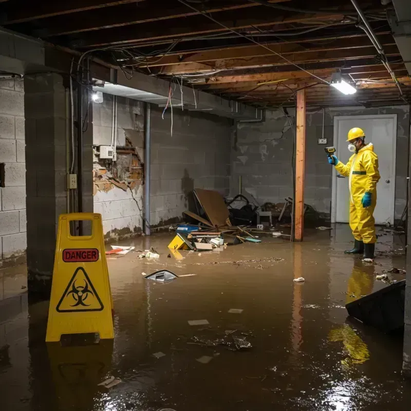 Flooded Basement Electrical Hazard in Nederland, CO Property